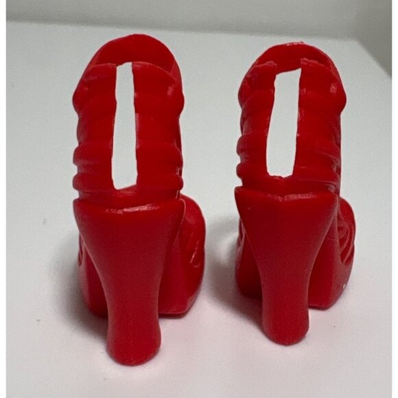 Monster High Shoes Red Frankie Stein 2015 Mattel - Picture 3 of 7